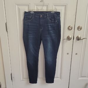 Judy Blue Deep Indigo Skinny Jeans Size 16W